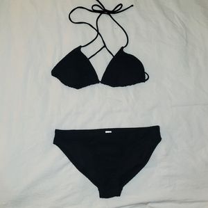 Black Triangle top string bikini